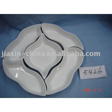 Ceramic snack plate JX-BS001